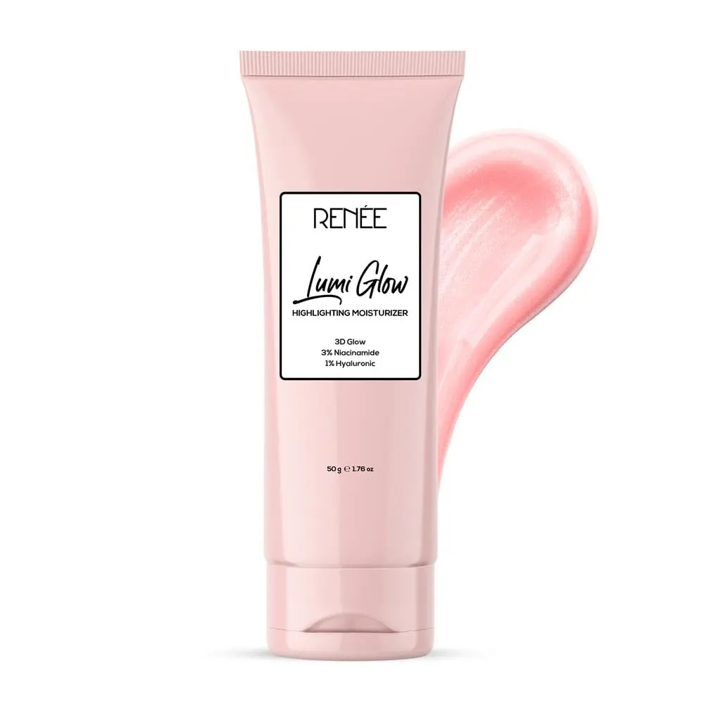 Renee Lumi Glow Highlighting Sunscreen 50Spf 3D Glow 3% Niacnimide Hyaluronic Acid 50G
