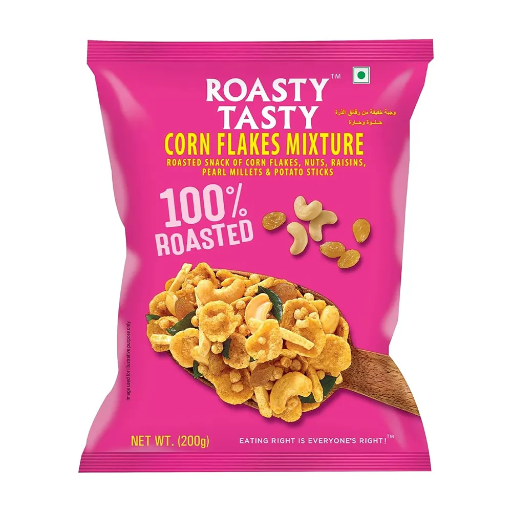 Roasty Tasty Corn Flaxe Mixture 100% Roasted 150G