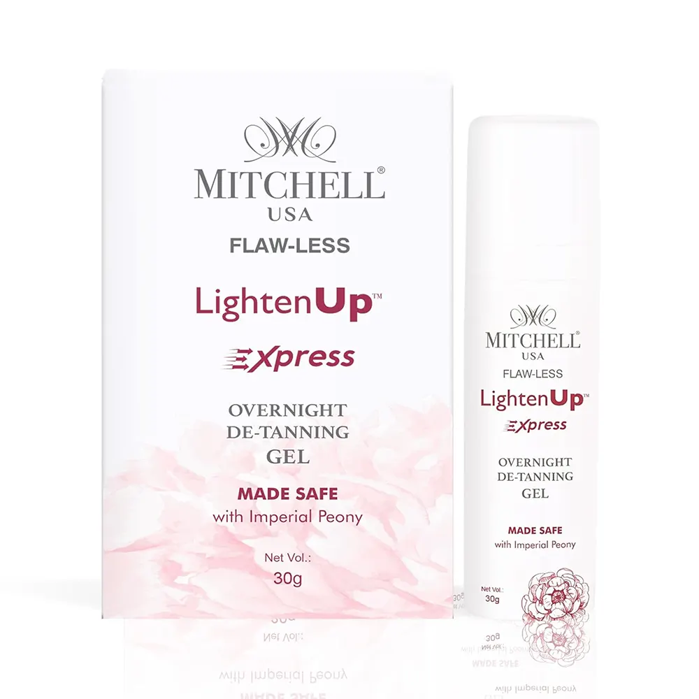 Mitchell Usa Flaw Less Lighten Up Express Overnight De Tanning Gel 30G