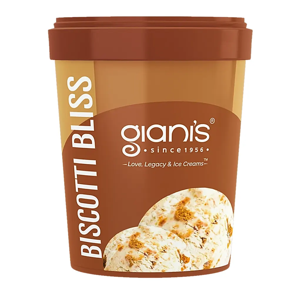 Gianis Ice Cream Biscotti Bliss 500Ml