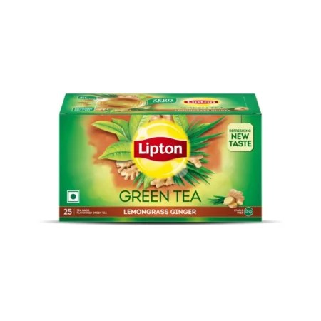 LIPTON GREEN TEA LEMONGRASS AND GINGER 25 TEA BAGS