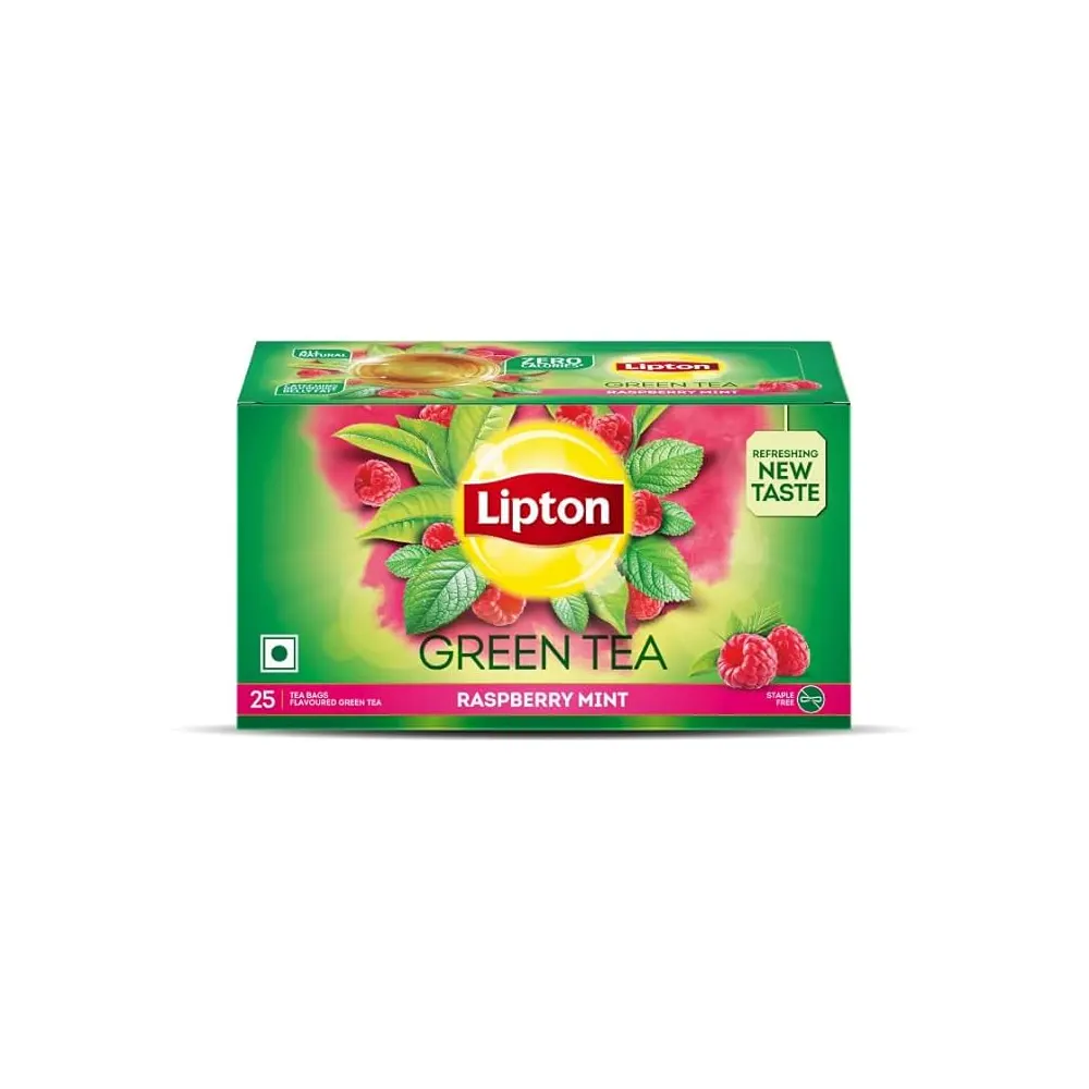 Lipton Green Tea Raspberry Mint 25 Tea Bags