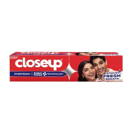 CLOSEUP EVERFRESH+ ZINC FRESH TECHNOLOGY 18 HOURS FRESH BREATH 150G