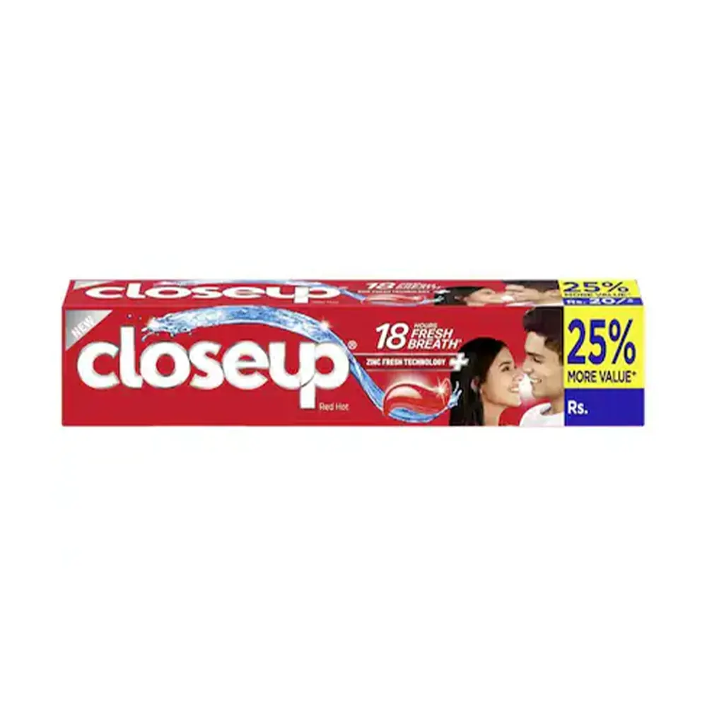 Closeup Everfresh+ Zinc Fresh Technology 18 Hours Fresh Breath 40G