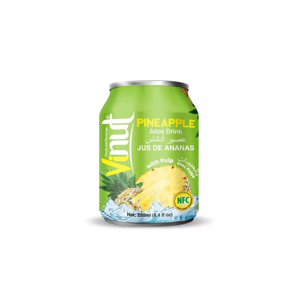 Vinut Pineapple Juice Drink With Pulp 250Ml