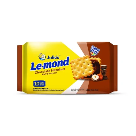 Julie'S Le-Mond Chocolate Hazelnut Puff Sandwich 288G