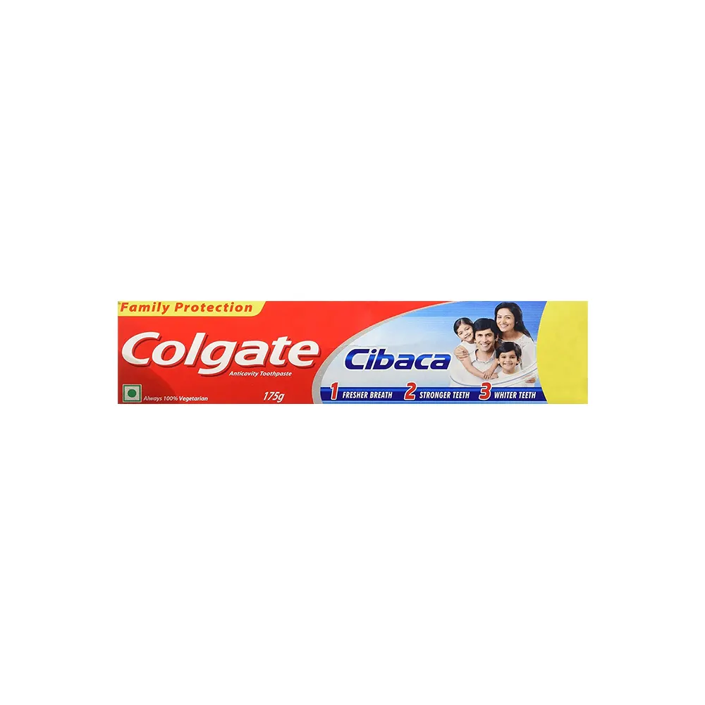 Colgate Anticavity Toothpaste Cibaca Fresher Stronger Whiter 175G With Toothbrush Free 1N