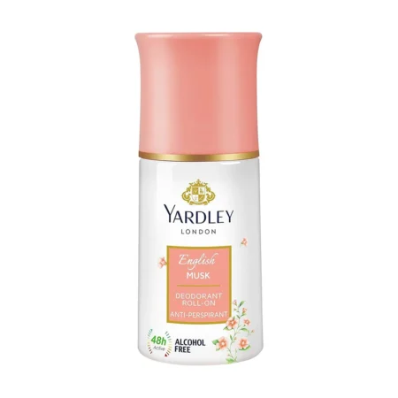 Yardley London English Musk Deodorant Roll-On Anti-Persapirant 50Ml
