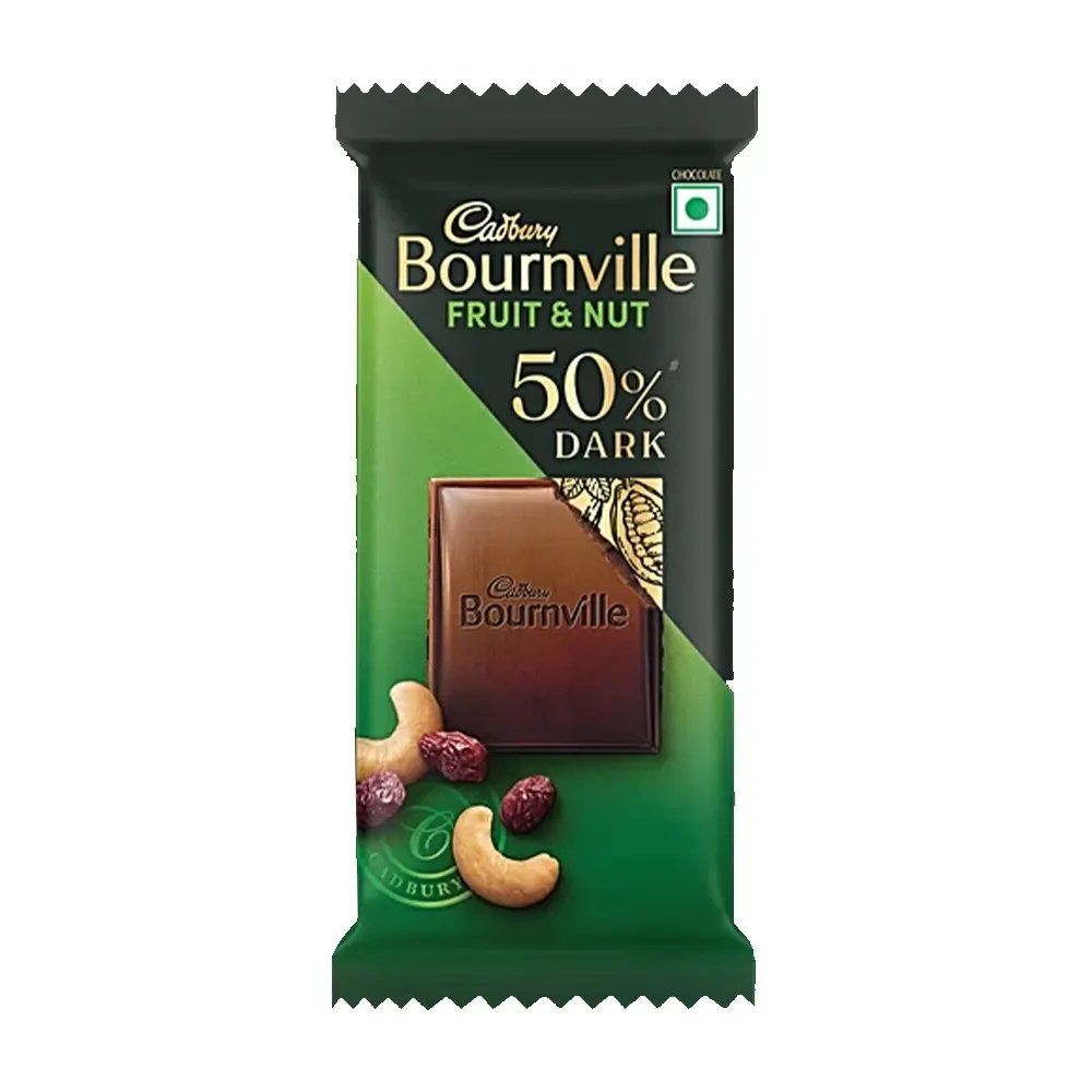 Cadbury Bournville Fruit &Amp; Nut 50% Dark Chocolate 30G