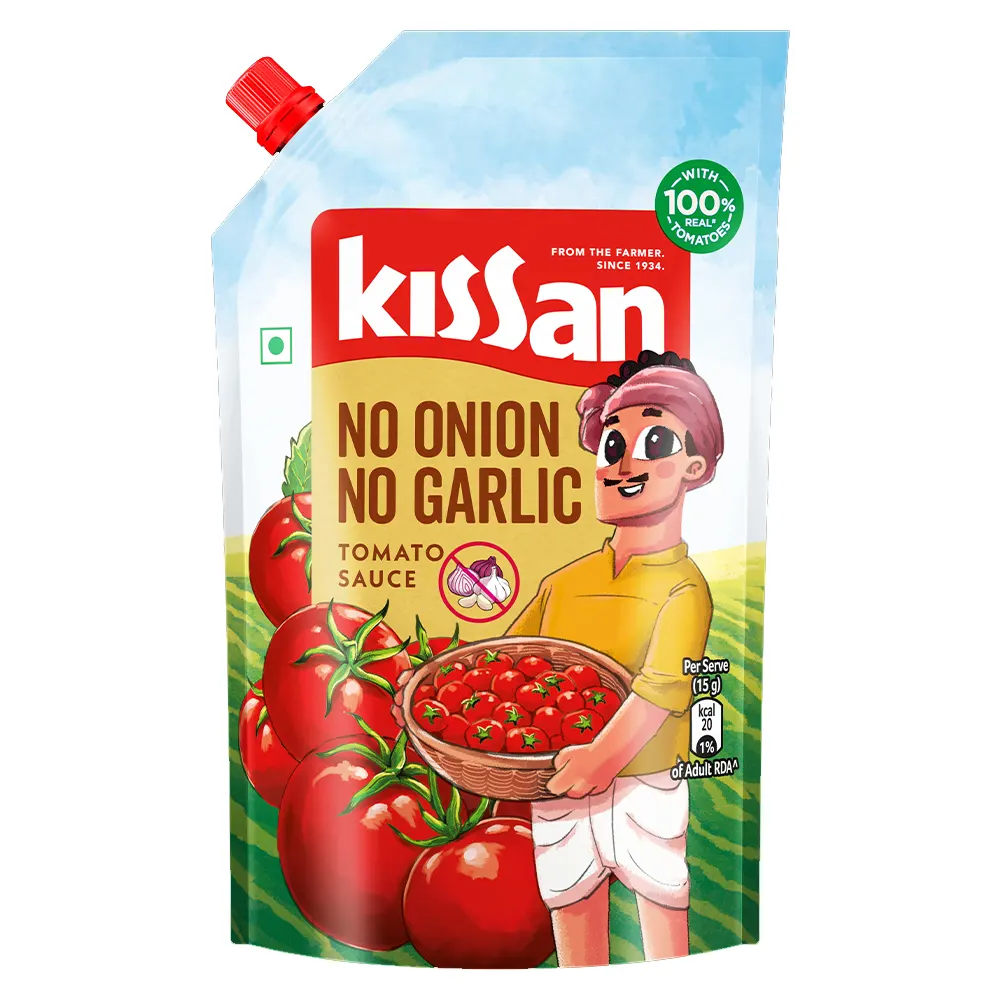 Kissan Tomato Sauce No Onion No Garlic 415G