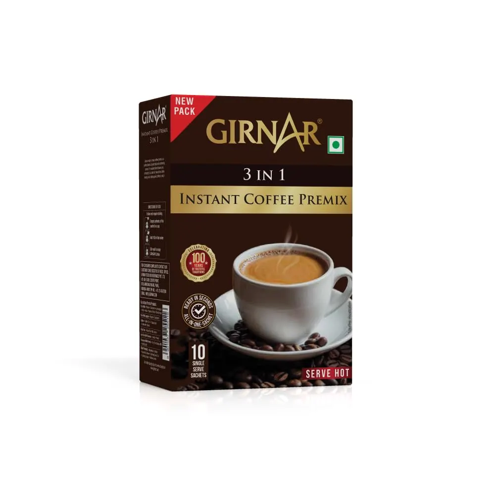 Girnar 3 In 1 Instant Coffee Premix 10 * 14G = 140G