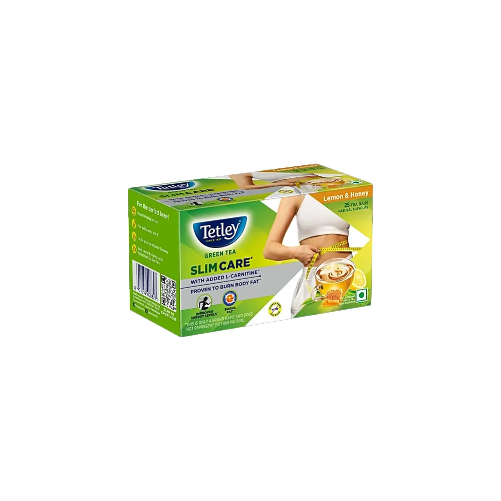 Tetley Green Tea Slim Care Lemon And Honey 10 * 1.7G