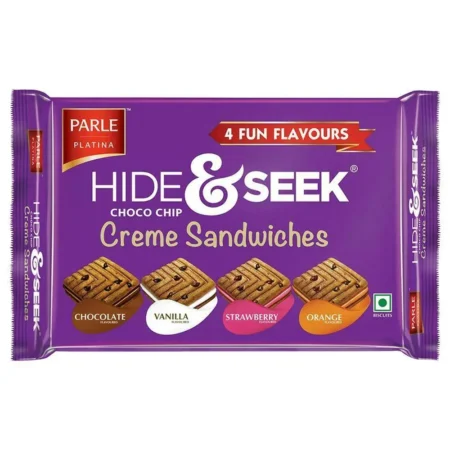 PARLE PLATINA HIDE AND SEEK CHOCO CHIP CREAM SANDWICHES 400G