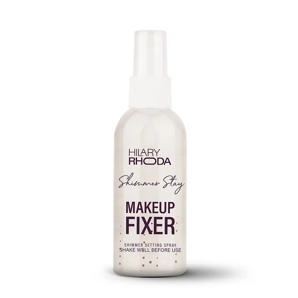 Hilary Rhoda Makeup Fixer Shimmer Setting Spray Long Lasting Glow 80Ml