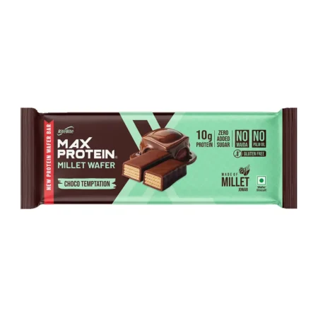 Rite Bite Max Protein Millet Wafer Choco Temptation Zero Added Sugar 40G