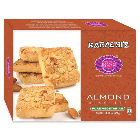 Karachi Bakery Karachi'S Almond Biscuits Pure Vegetarian 400G