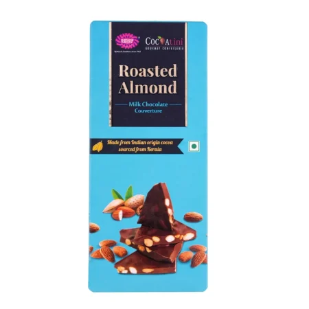Karachi Bakery No Added Sugar Roasted Almods Chocolate Bar 60G