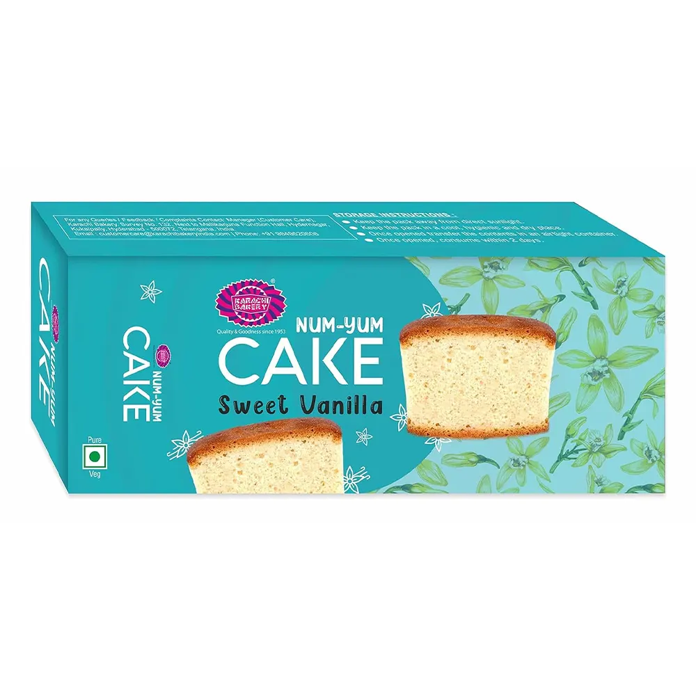 Karachi Bakery Num Yum Cake Sweet Vanilla 80G