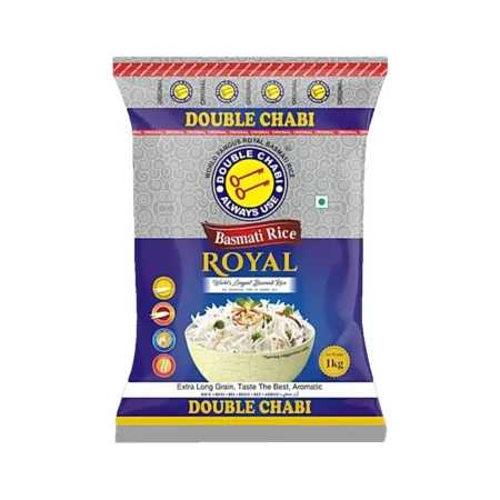 DOUBLE CHABI BASMATI RICE ROYAL 1KG