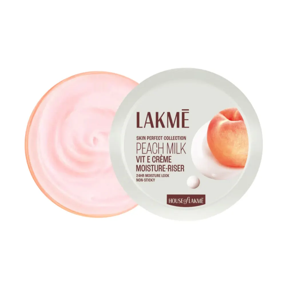 Lakme Skin Perfect Collection Peach Milk Vit E Moisturiser 50G