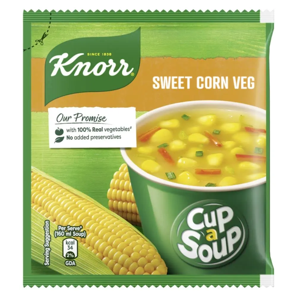 Knorr Sweet Corn Veg Cup A Soup 9.5G