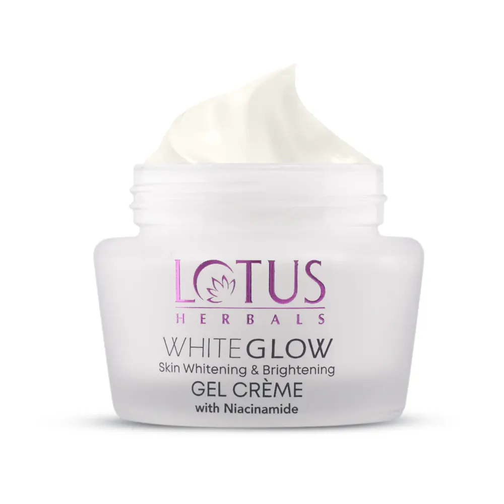 Lotus Herbals White Glow With Niacinamide Skin Whitening And Brightening Gel Creme All Skin Types 35G