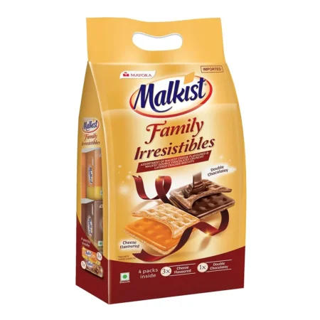 Malkist Double Chocolatey And Cheese Flavoured Family Irresistibles Pack 576G