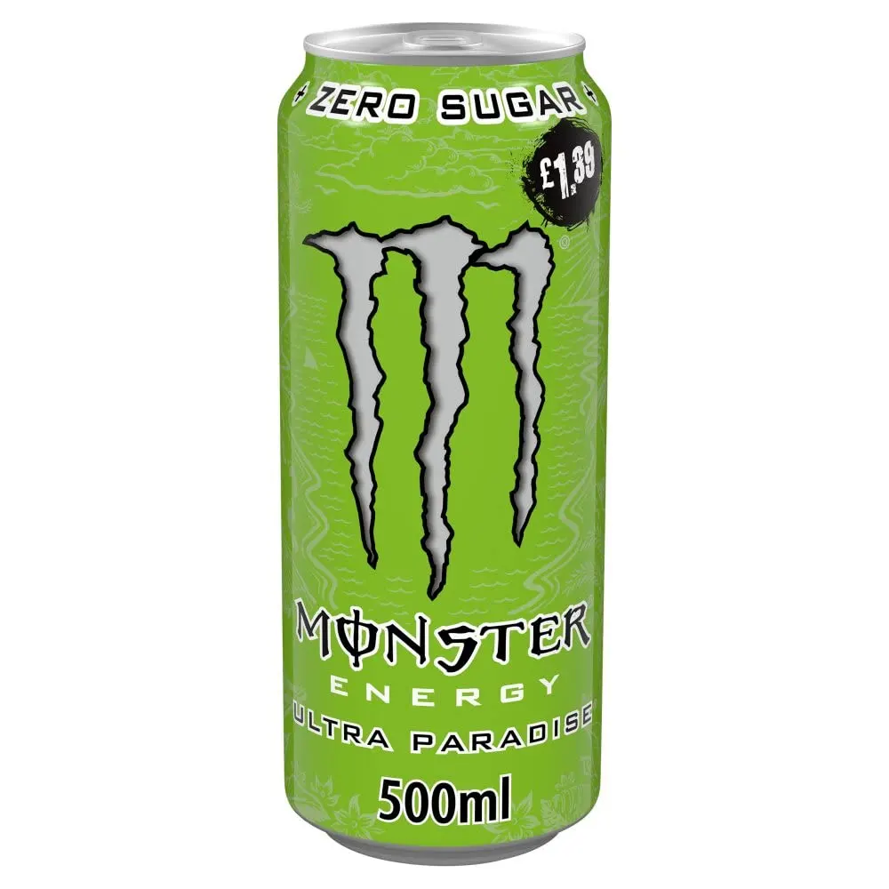 Monster Energy Ultra Paradise Zero Sugar High Caffine Content 500Ml