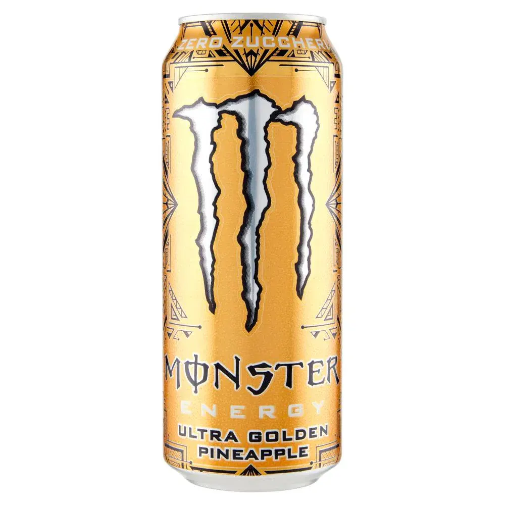 Monster Energy Ultra Golden Pineapple Flavoured Drink Zero Sugar 500Ml