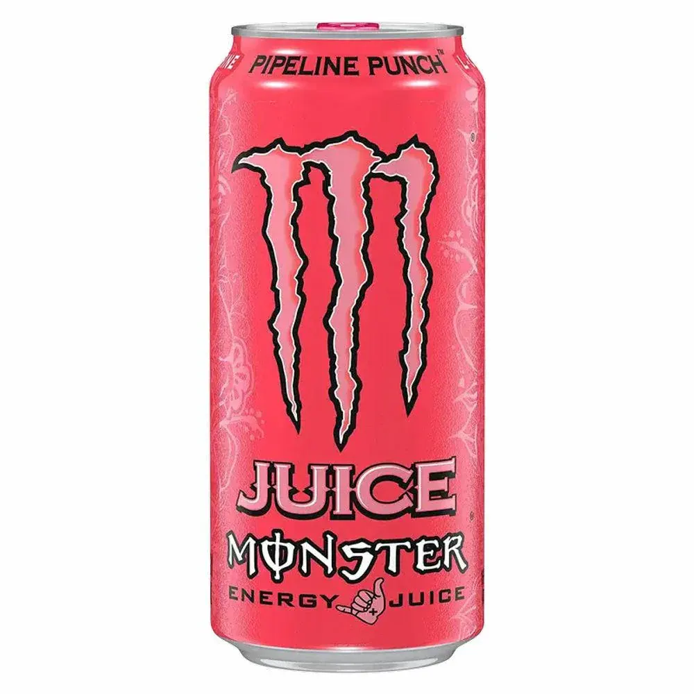 Monster Energy Pipeline Punch 6% Blended Fruit Energy Drink Orange Apple And Other Fruits High Caffine Content 500Ml