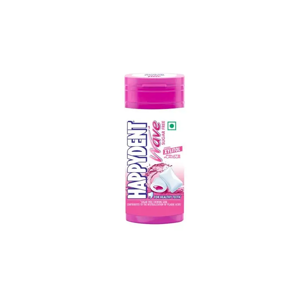 Happydent Wave Strawberry Flavour Liquid Filled Chewing Gum 14.7G