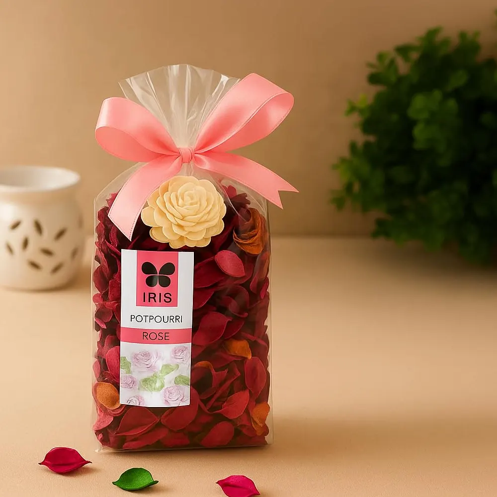 Iris Home Fragrances Potpourri Rose Uplifting Calming 140G