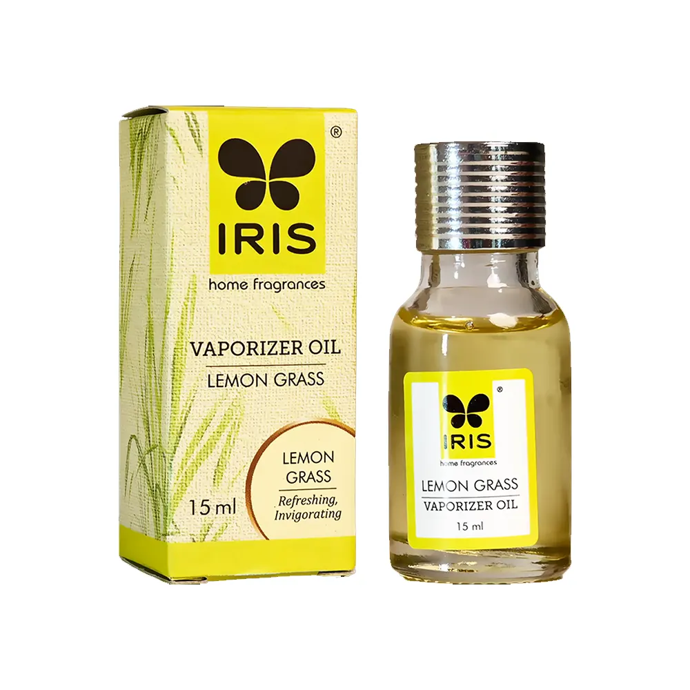 Iris Home Fragrances Vaporizer Oil Amber Lemon Grass Refreshing Invigorating 15Ml