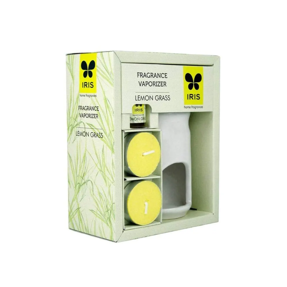 Iris Home Fragrances Lemon Grass Vaporizer Set 1N