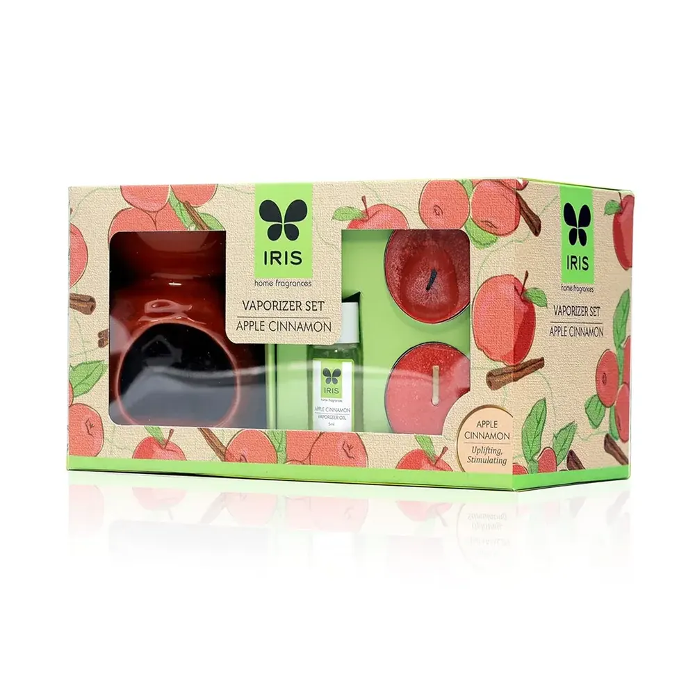 Iris Home Fragrances Apple Cinnamon Vaporizer Set 1N