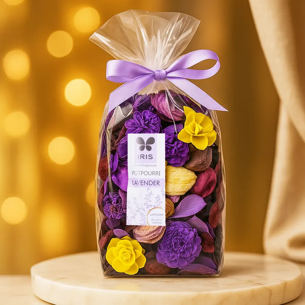 Iris Home Fragrances Potpourri Lavender De Stress Calming 140G