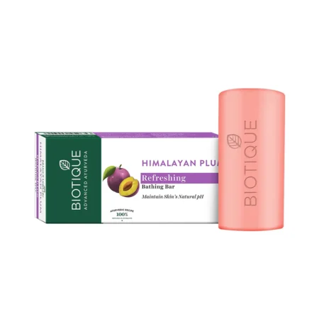 BIOTIQUE ADVANCE AYURVEDA HIMLAYA PLUM BATHING BAR REFRESHING 150G
