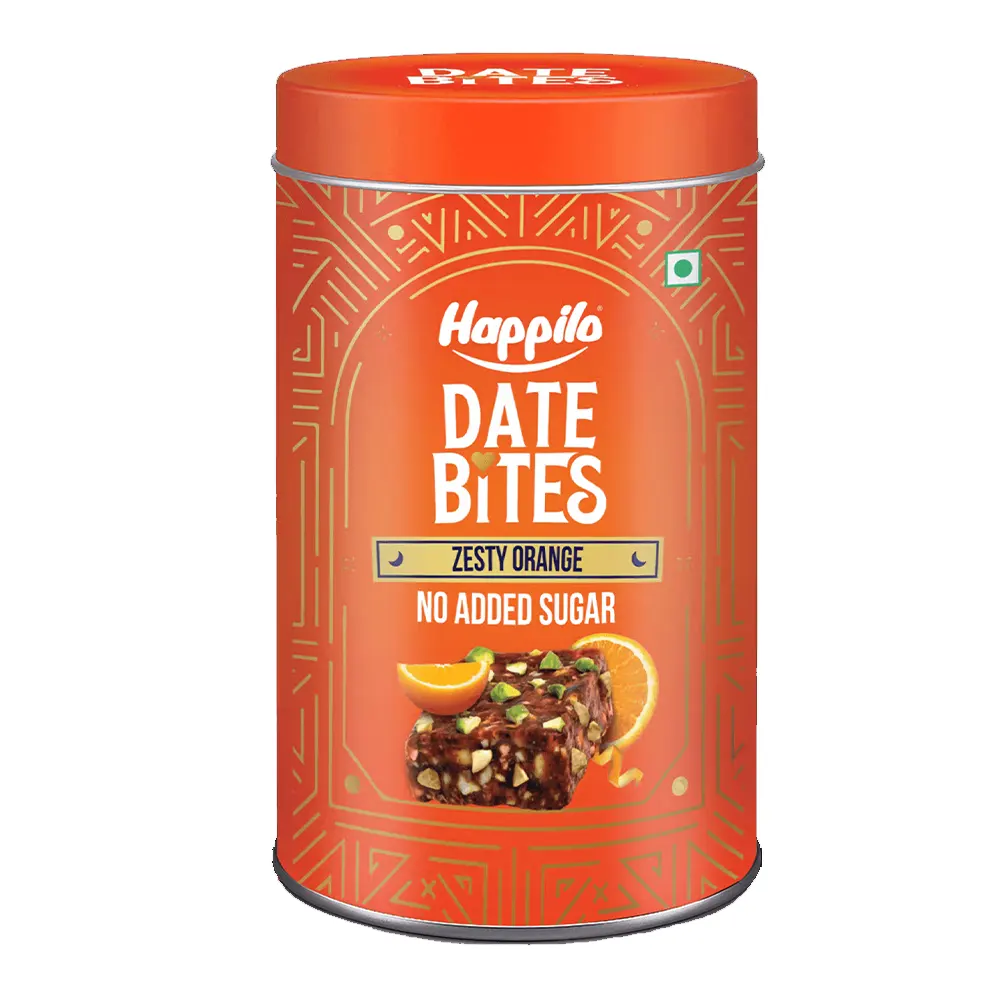 Happilo Date Bites Zesty Orange 200G