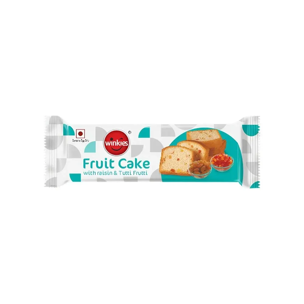 WINKIES FRUIT CAKE WITH RAISIN AND TUTTI FRUTTI 125G