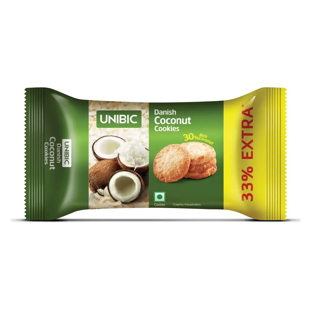 Unibic Danish Coconut Cookies 30% Coconut 75G