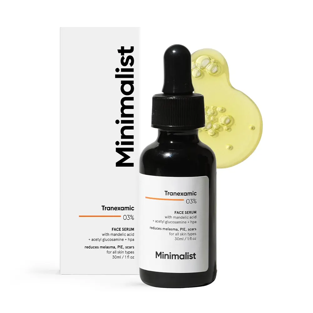 Minimalist Skin Science Tranexamic 03% Face Serum Reduces Melasma Pie Scars For All Skin Tipe 30Ml