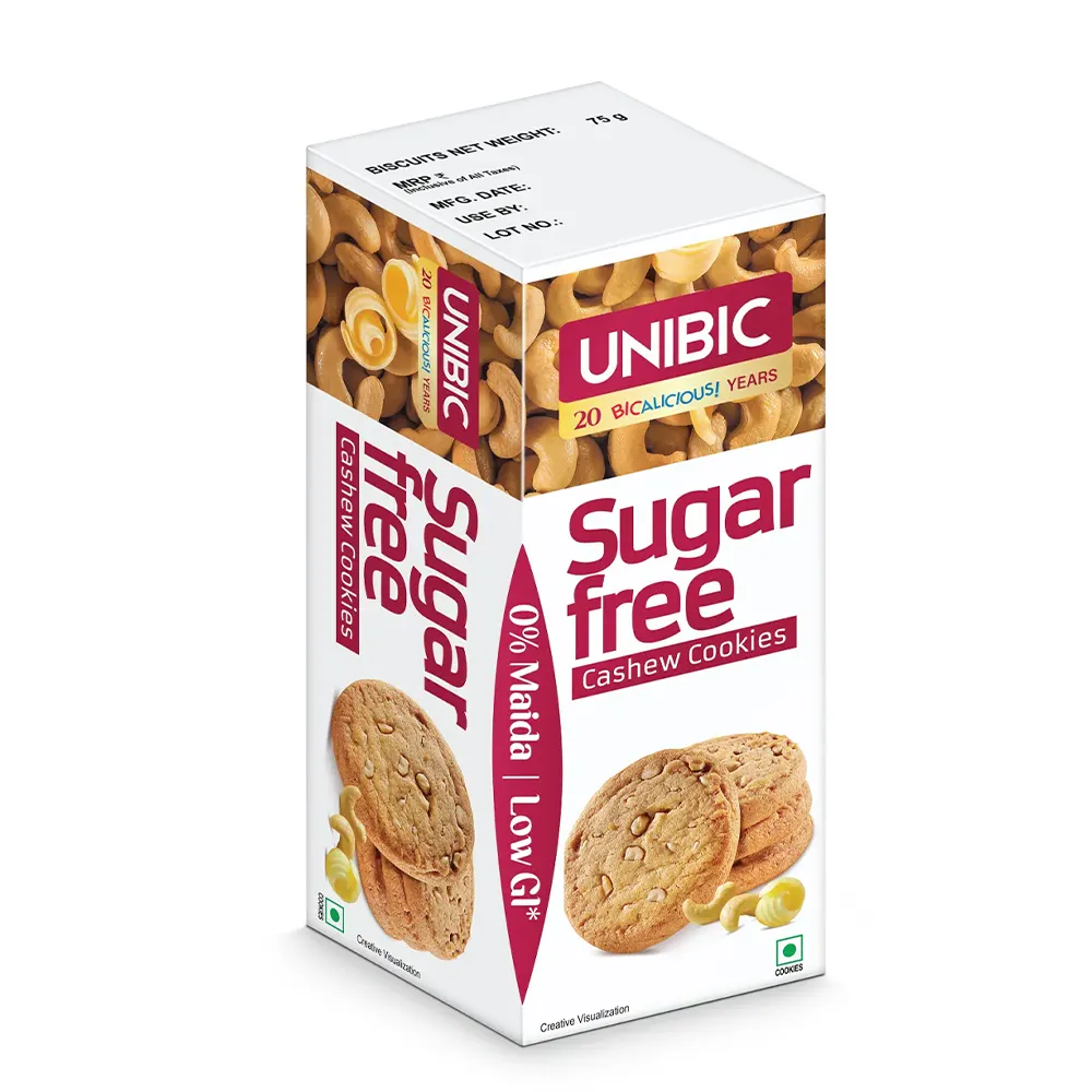 Unibic Sugar Free Cashew Cookies 67.5G