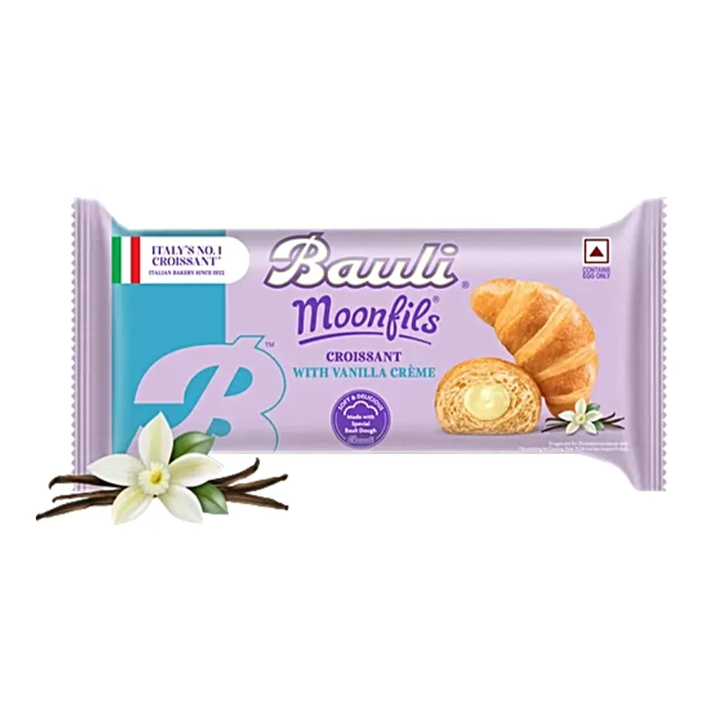 Bauli Moonfils Croissant With Vannila Creme 45G