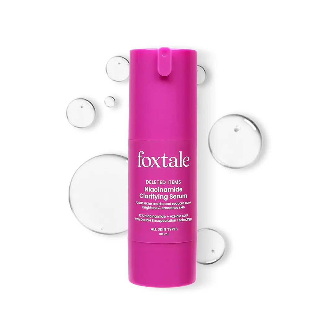 Foxtale Niacinamide Clarifying Serum 12% Niacinamide Azelaic Acid All Skin Types 30Ml