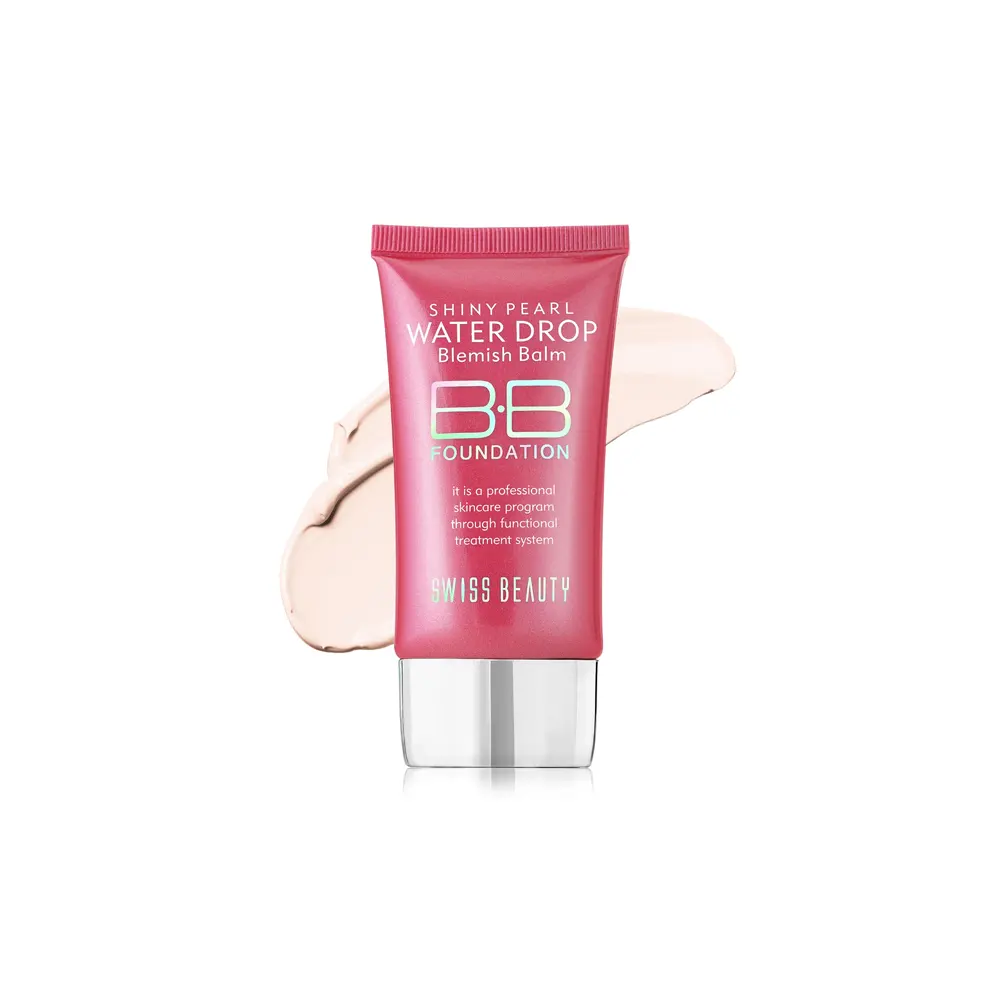 Swiss Beauty Shiny Pearl Water Proof Blemish Balm Foundation Spf 15 Perfect And Protects 01 Irish Cream 40Ml