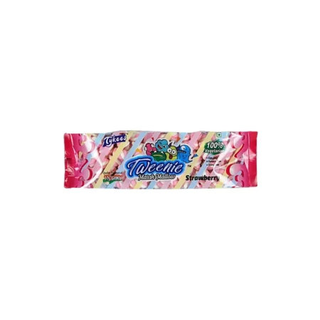 Tykees Tweenie Marsh Mallow Strawberry Flavoured 120G