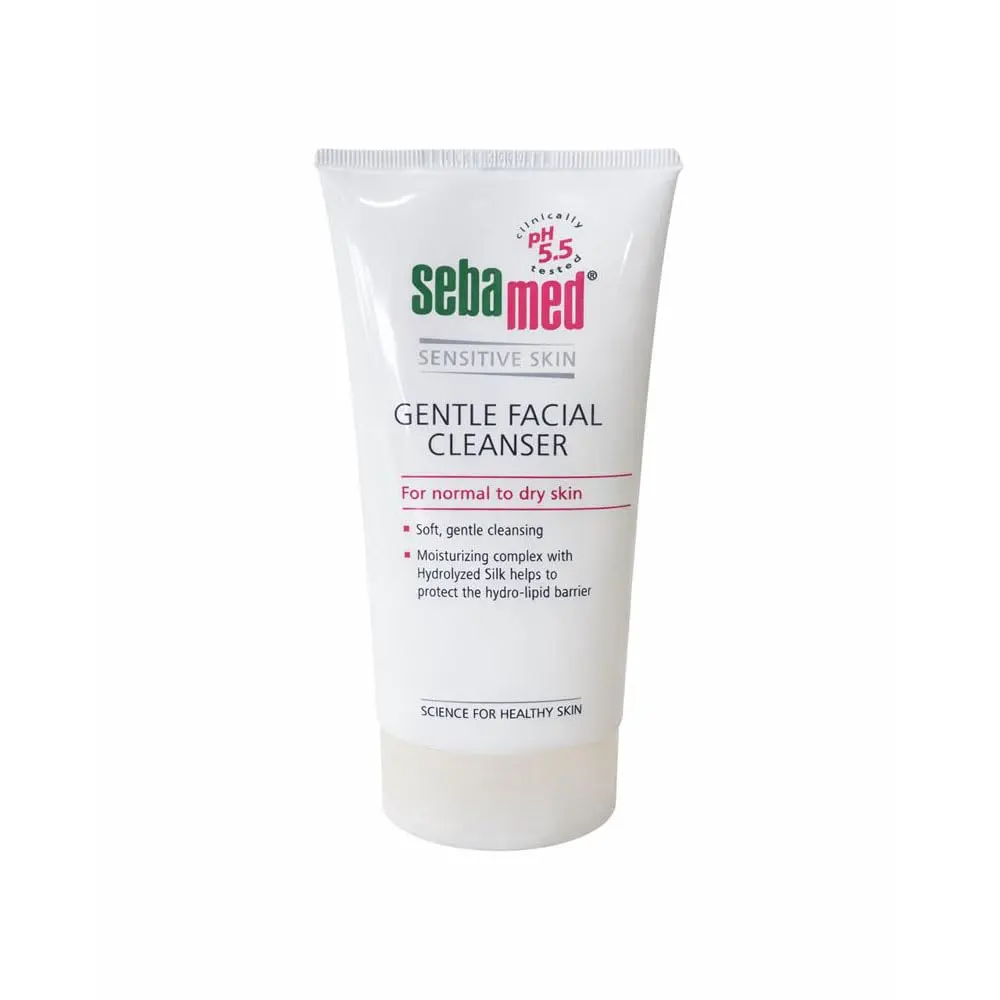 SEBA MED SENSITIVE SKIN GENTLE FACIAL CLEANSER FOR NORMAL AND DRY SKIN 150ML
