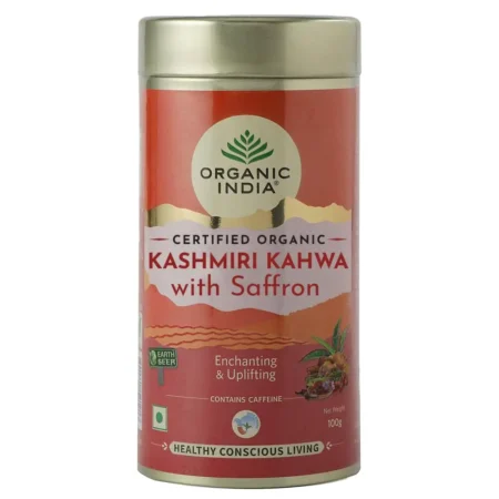 ORGANIC INDIA KASHMIRI KAHWA WITH SAFFRON 100G