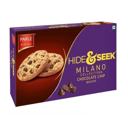 PARLE HIDE AND SEEK MILANO COLLECTIONS CHOCOLATE CHIPS BISCUITS 120G