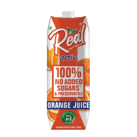 REAL FRUIT POWER ACTIV ORANGE JUICE 1LTR